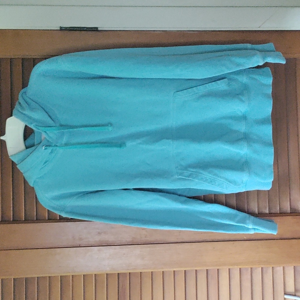 American Eagle outfitters size small bluish green hoodie with kangaroo pocket
